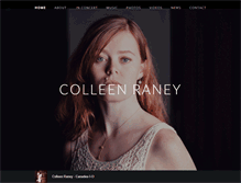 Tablet Screenshot of colleenraney.com